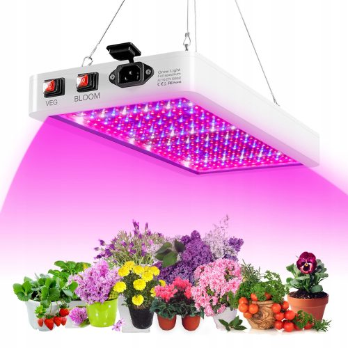 GROW 2000 W LED Panel Svjetiljka za Uzgoj Biljaka