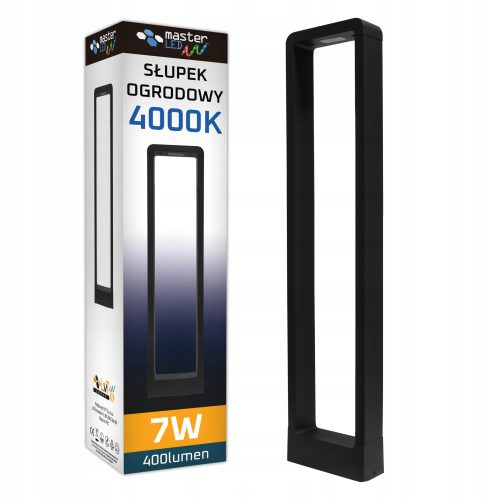 Masterled Rio LED stup za vanjsku rasvjetu, 60 cm, crni