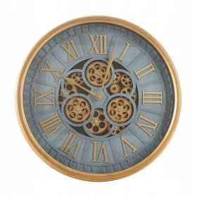 Eurofirani zidni sat, nijanse plave, 51 cm