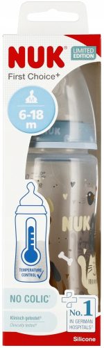 NUK BOCA 300 ML 6-18M FIRST CHOICE CAT&DOG PLAVA 10216007