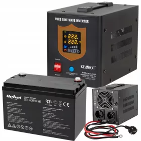   Kemot PROsinus 500 UPS - Hitno Napajanje s Baterijom Rebel 12V 100Ah