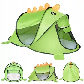 KUĆNI ŠATOR ZA DJECU ZELENI DINOSAUR