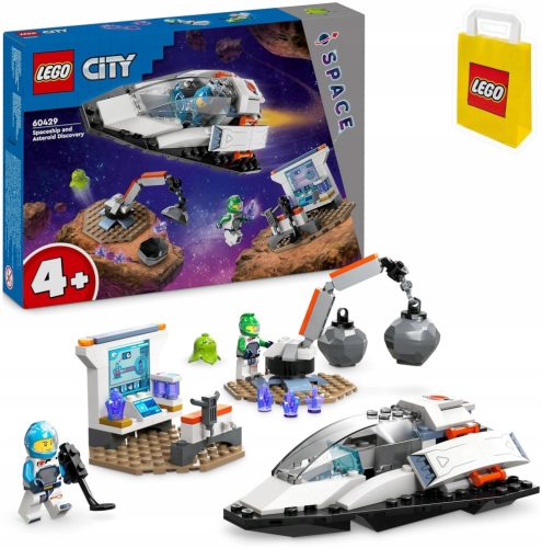  LEGO City 60429 Svemirski brod i istraživanje asteroida + LEGO papirnata vrećica