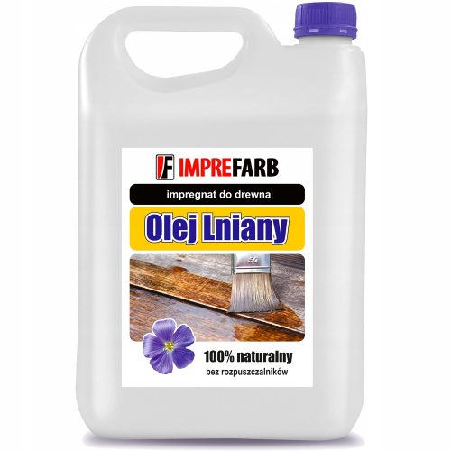 IMPREFARB 100% Prirodno Laneno Ulje za Impregnaciju Drva 5L