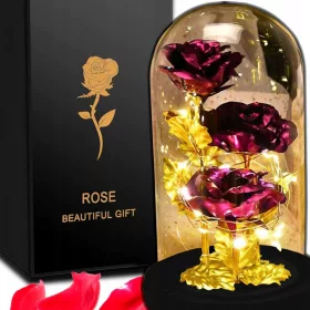   ELEGANTNA LED RUŽA U ČAŠI - ROMANTIČNI POKLON ZA VALENTINOVO ZA DJEVOJKE I ŽENE