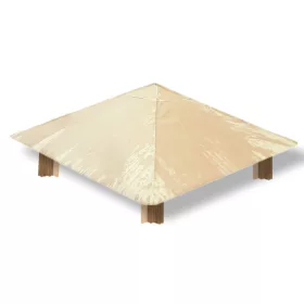 Vodootporno Zastor za Vrtne Paviljone Bež 297 cm x 297 cm