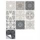 SAMOLJEPLJIVI PACHWORK PANEL PVC PLOČICE SET OD 10 KOMADA 20x20cm