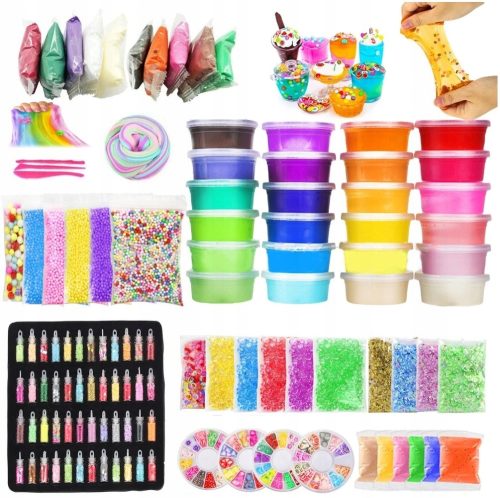 SLIME VELIKI SET ZA IZRADU SLUZOVA XXL - 140 komada