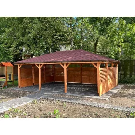 Vrtna sjenica od drva - AltLand Altana 700 x 500 x 290 cm