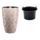  Form-Plastična saksija 48 cm x 30 x 48 cm promjer 30 cm plastične nijanse smeđe i bež boje