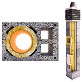   Sistemski dimnjak 7 m fi 200 KW2 sa dvostrukom ventilacijom i potpunom izolacijom