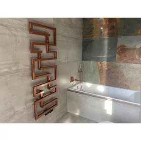   Vodeni kupaonski radijator Moderan Dizajn 910 W 550 x 1430 mm u Bijeloj Boji za Vašu Kupaonicu
