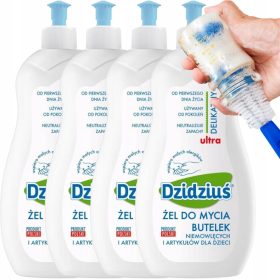    DZIDZIUŚ gel tekućina za čišćenje bočica i duda varalica 500 ml