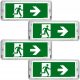  LED paužna svjetiljka EXIT go right, 4 kom