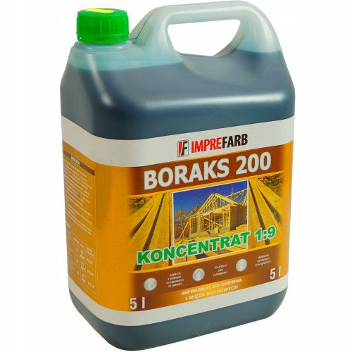 Boja za drvene konstrukcije Borax 200 Zeleni 5L