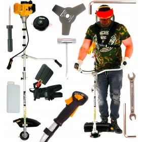   Rezač trave - Riwall benzinska motorna kosa 185 cm 6,8 kg 5000 W 2 KS