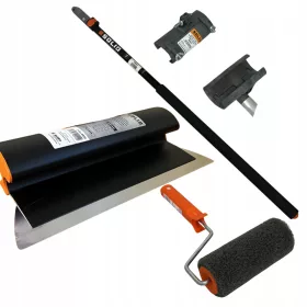   ČVRSTA ŠPATULA NOŽ LOLIKATOR ZA CESTE 80cm TELESKOPSKI ŠTAP ADAPTER VALJAK Žlica