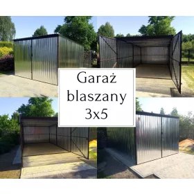 Limena garaža 3x5, Limene garaže,