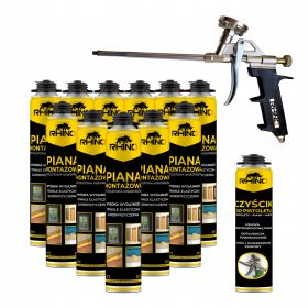 11× RHINO montažna pjena 750 ml + 2 ostala proizvoda