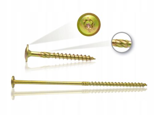 Stolarski vijci za drvo 6x120 s podloškom TORX (100 kom)
