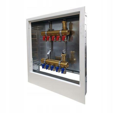 Razdjelnik za 5 krugova s PEX Alupex ventilima i ormarićem