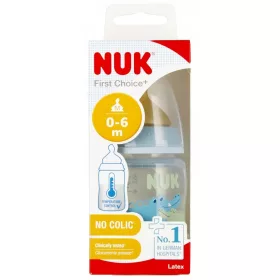  NUK Butelka First Choice+ 150 ml 0-6M Lateks M Plava 10743876