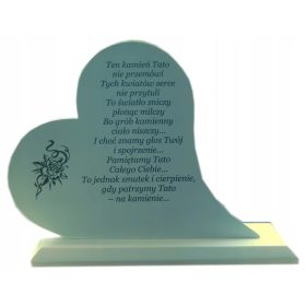 Srce za spomenik s bazi za grob Radionica AMA Rekodzielnicza