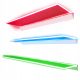 LED staklena polica s RGB osvjetljenjem, dimenzija 100x12x1 cm