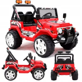    Auto na akumulator Jeep S618 EVA crveni električni automobil za djecu