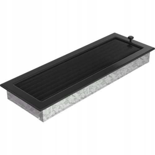 Crna ventilacijska rešetka za kamin sa roletama 17x49 cm - Premium kvaliteta i funkcionalnost