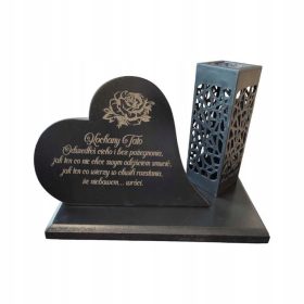 Srce na spomeniku, solarni lampion s personalizacijom