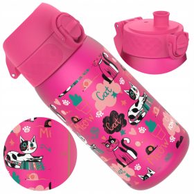 Ion8 Boca za vodu s motivom šarenih mačaka 400 ml