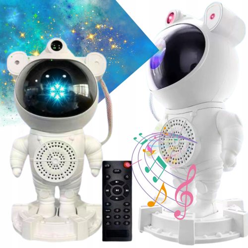  ZVIJEZDE NEBO PROJEKTOR LED NOĆNA LAMPA ASTRONAUT ZA DJECU ZVUČNIK DALJINSKI