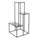 Stalak za cvijeće visok 85 cm loft metalni