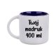 BestSub šalica, šarena unutrašnjost, keramika, 400 ml