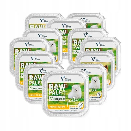  VetExpert Raw Paleo Pate Mini Puppy Turkey 150g