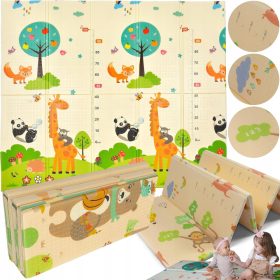    OBOSTRANA EDUKATIVNA PODLOGA OD PJENE ZA UČENJE XPE BROJEVA SLOVA 200x180cm