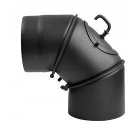   Čelično koljeno ZA kotao za centralno grijanje FI 150 Sa podesivom klapnom