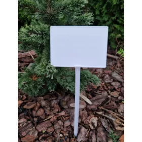   Samostojeća ploča za označavanje biljaka bijela 15 x 50 cm 10 komada