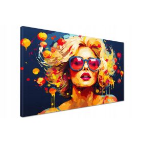   Velika slika na platnu za dnevni boravak i spavaću sobu 120x80 Pop Art Žena