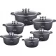 Zilner PREMIUM SWISS aluminijski set lonaca, 12 kom.