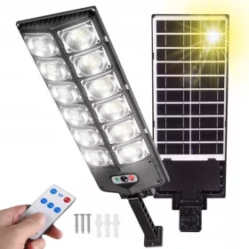    Ulična svjetiljka SOLARNA ULIČNA SVJETILJKA 1600 W 60000 lm na solarni pogon