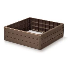    Prosperplast saksija 75 cm x 75 x 25 cm plastična nijansa smeđe i bež boje