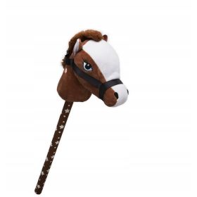 PLIŠANA KONJSKA GLAVA NA ŠTAPU SA ZVUKOM KONJA