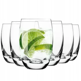 KROSNO Premium Kristalne Čaše za Piće 360 ml, Set od 6