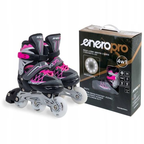  PODESIVE KLIZALKE 4u1 ROLE LED SKATE