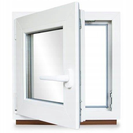 PVC PROZOR RU Lijevi 900x500 / 90x50 BIJELI, DEBLJI, TOPLO ODMAH