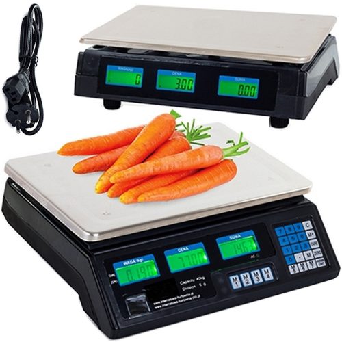 TRGOVAČKA VAGA ELEKTRONIČKA KALKULACIJSKA 30 kg + AKUMULATOR