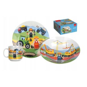  Banquet The Builders set posuđa 3 kom.