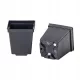  GardenPlus+ teglica za cvijeće 11 cm x 11 x 12 cm promjer 11 cm plastična crna